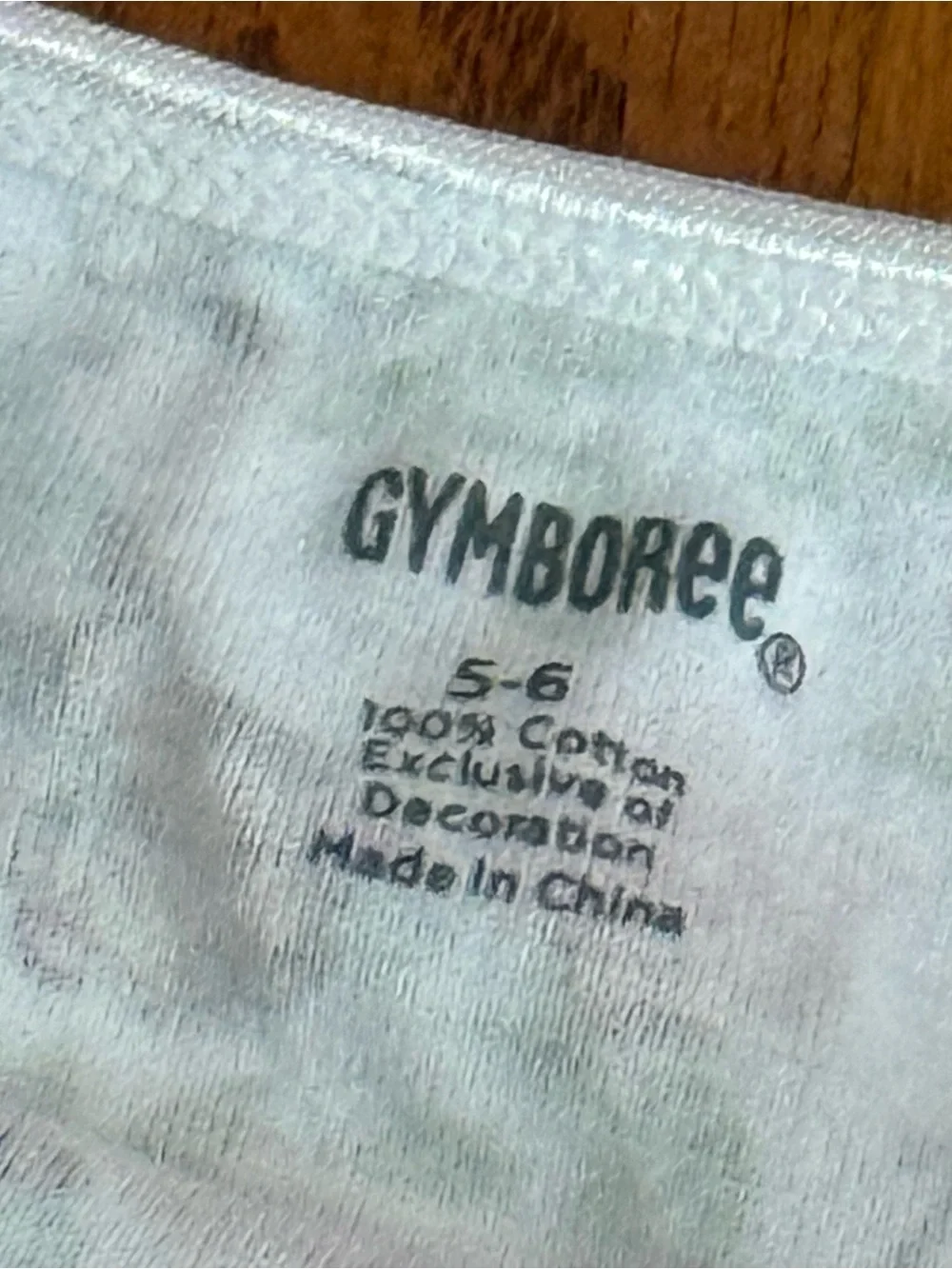 Gymboree White Camisole with Pink & Blue Floral Monkey Print